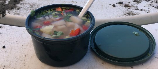  Bowl of cold soup